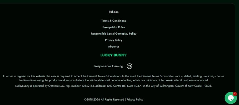 Lucky Bunny Footer