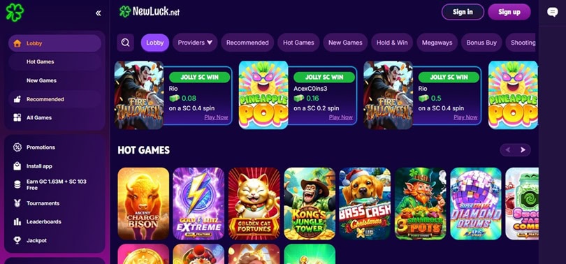 NewLuck Homepage
