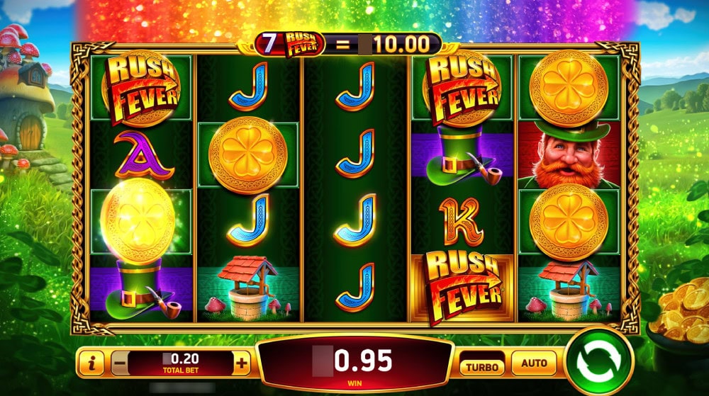 shake shake leprechaun rubyplay