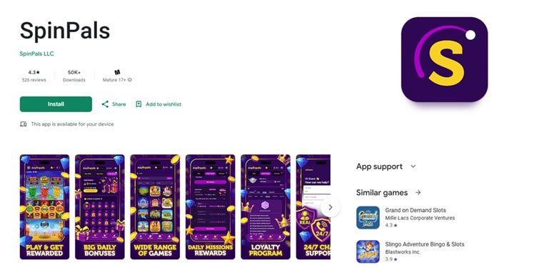 SpinPals Android App