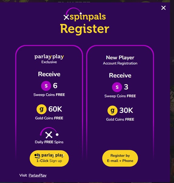 SpinPals Bonuses