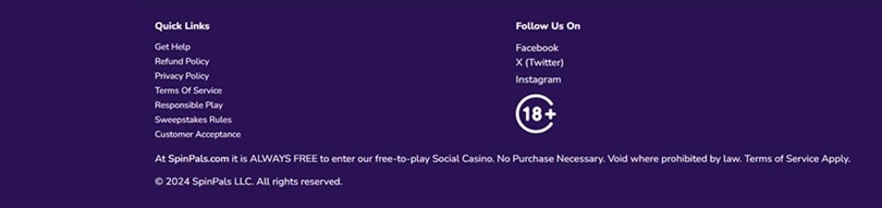 SpinPals Footer