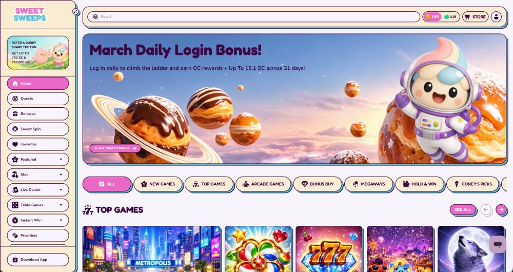 sweet sweeps march offers