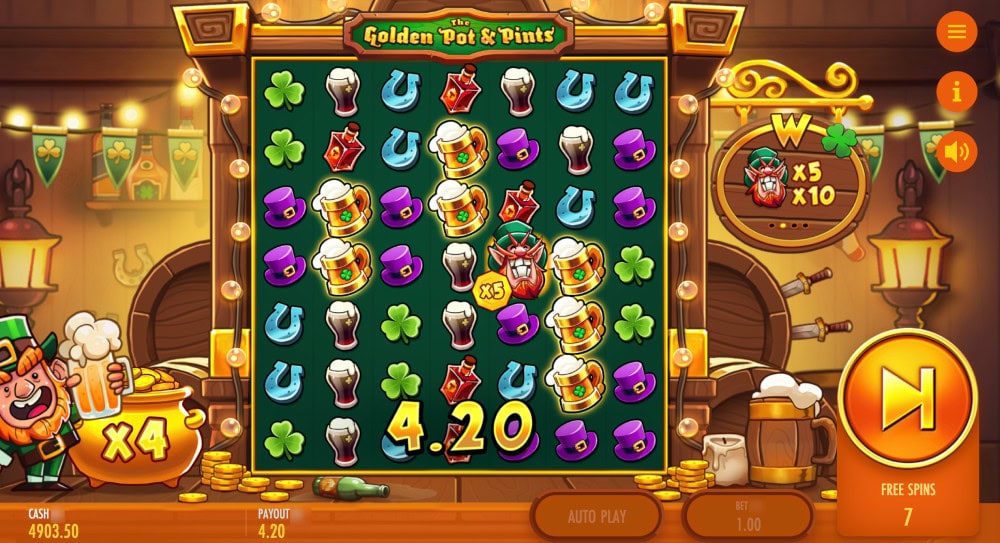 the golden pot & pints slot