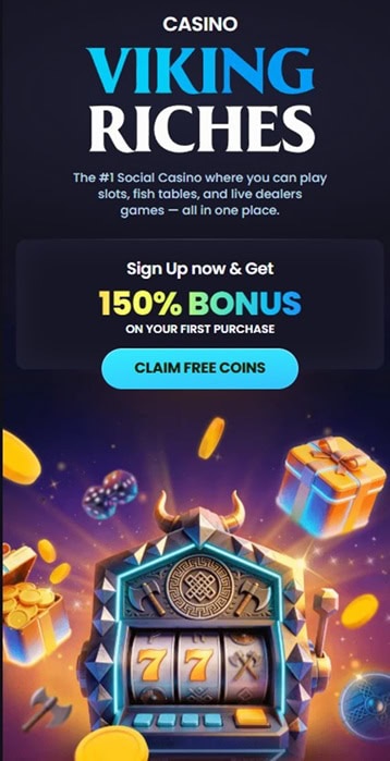 VikingRiches Sign Up Bonus