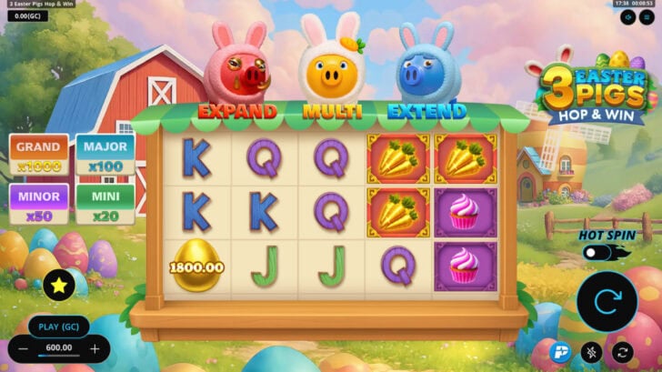 3 Easter Pigs Hop & Win (Gaming Corps) - Mega Bonanza