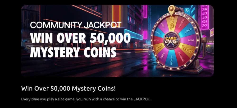 card crush community jackpot