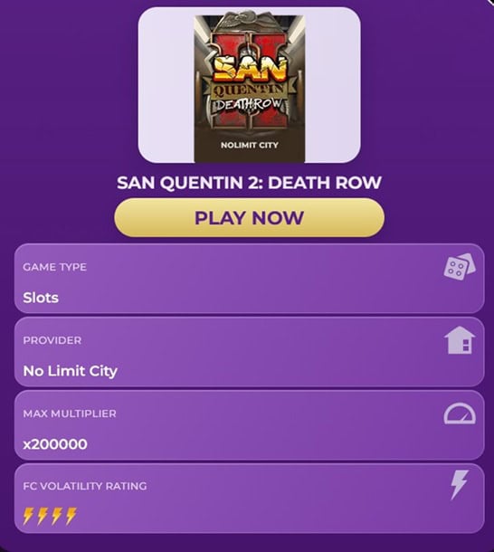 Fortune Wins Slot Info