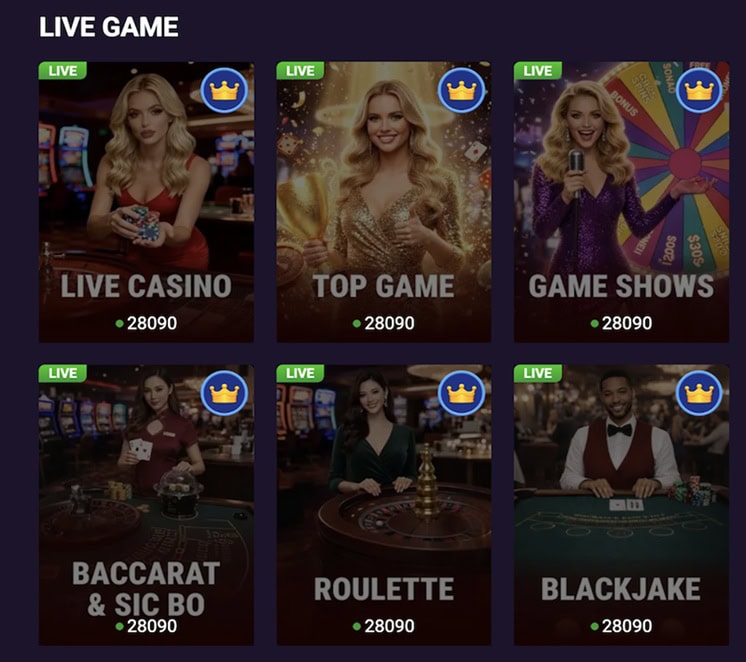 GoGoGold Live Games