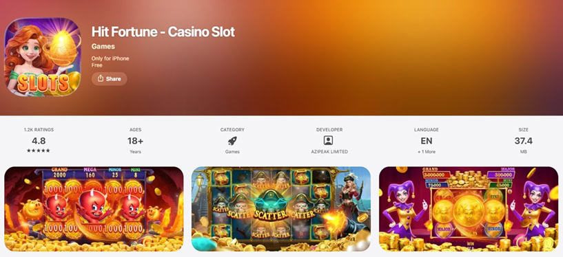 Hit Fortune iOS App