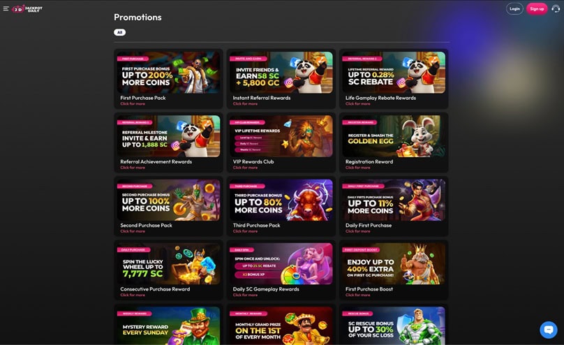 Jackpot Daily Promos