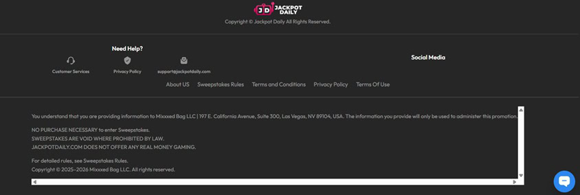 Jackpot Daily Support