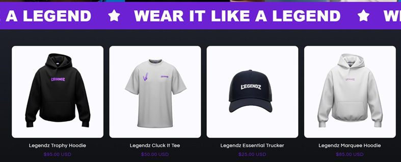 Legendz Merch