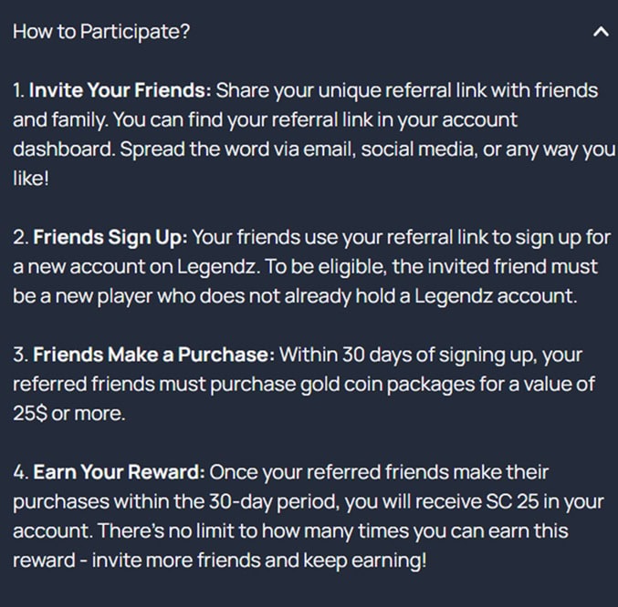 Legendz Referral Bonus