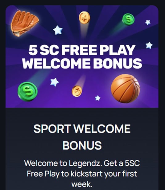 Legendz Sports Bonus