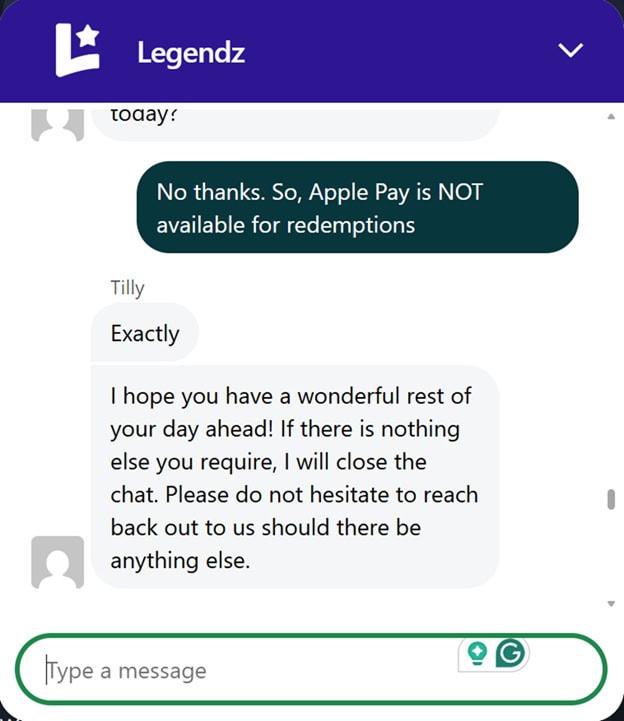 Legendz Support
