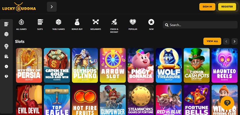 Lucky Buddha Homepage