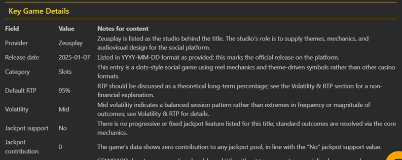 Lucky Buddha Slot Info