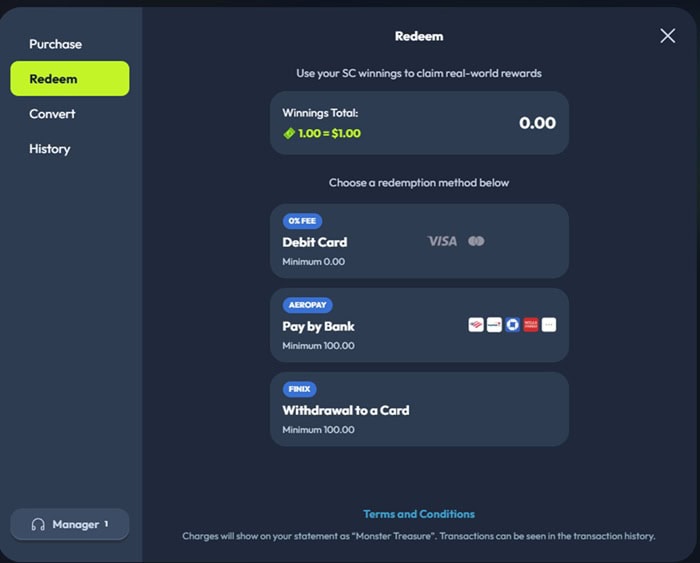 Monster Treasure Banking