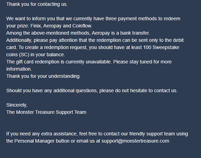 Monster Treasure Support