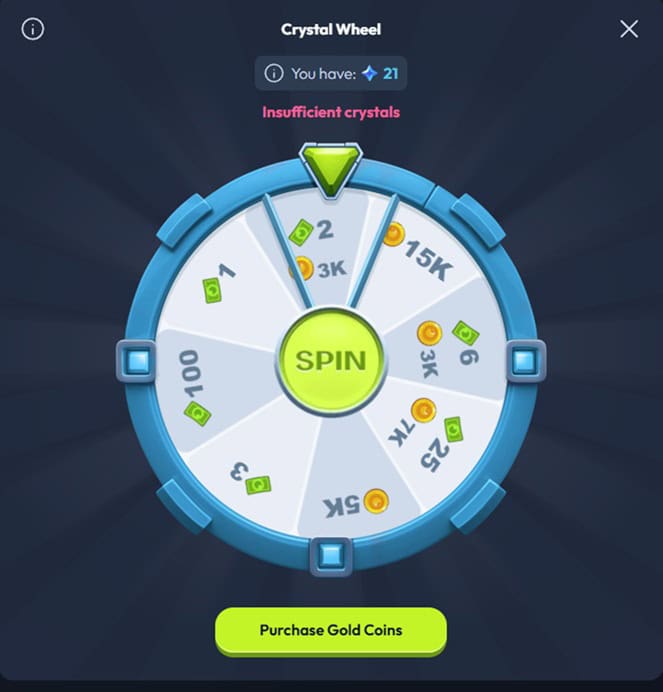 Monster Treasure Wheel Bonus