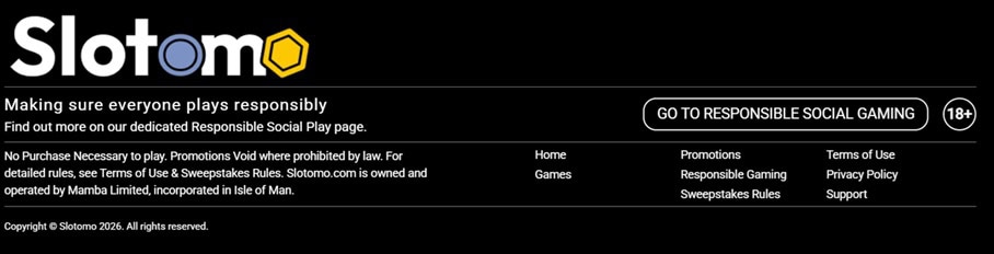 Slotomo Footer