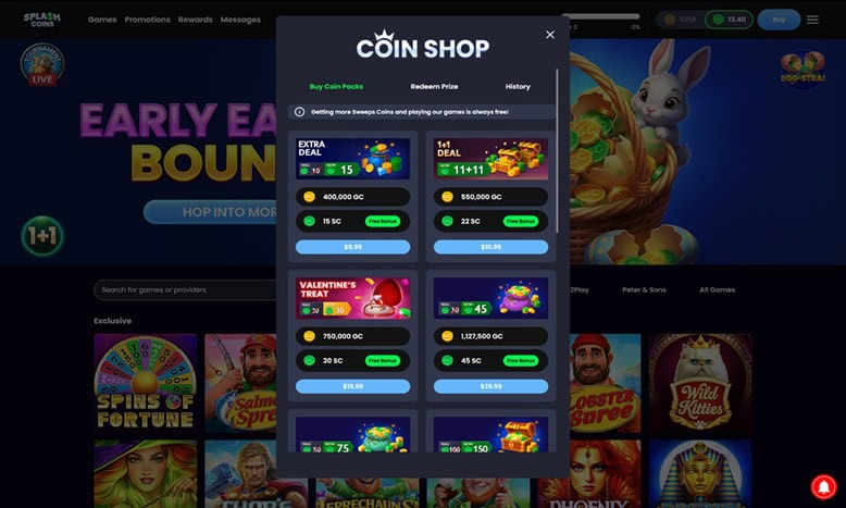 Splash Coins Store