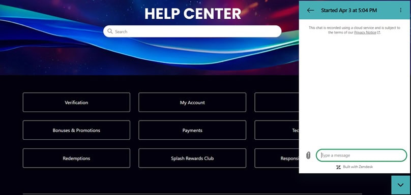 Splash Coins Support