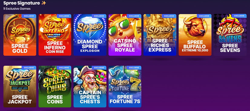 Spree Exclusives
