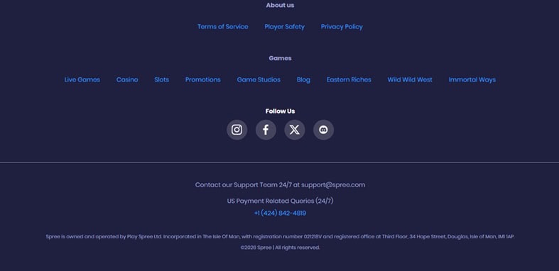 Spree Footer