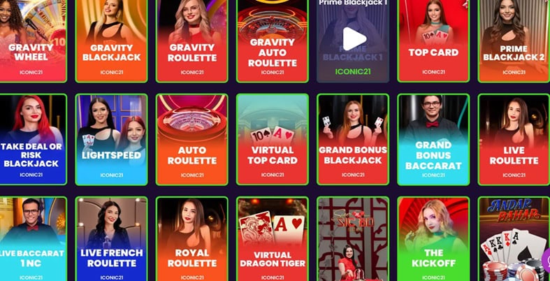 ThrillCoins Live Games