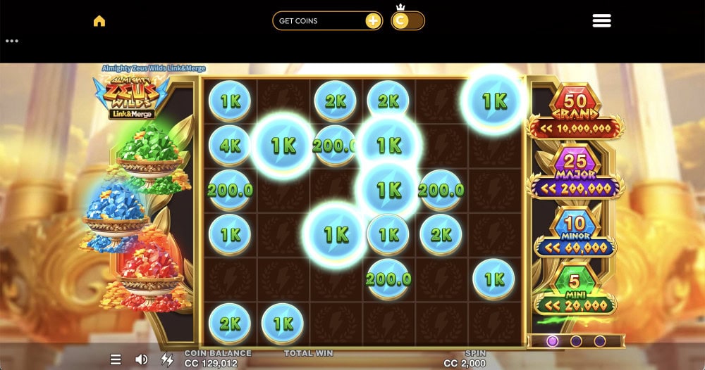 Almighty Zeus Wilds Link&Merge