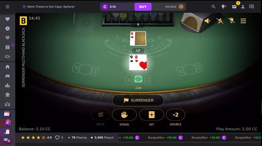 CapySpin Table Game