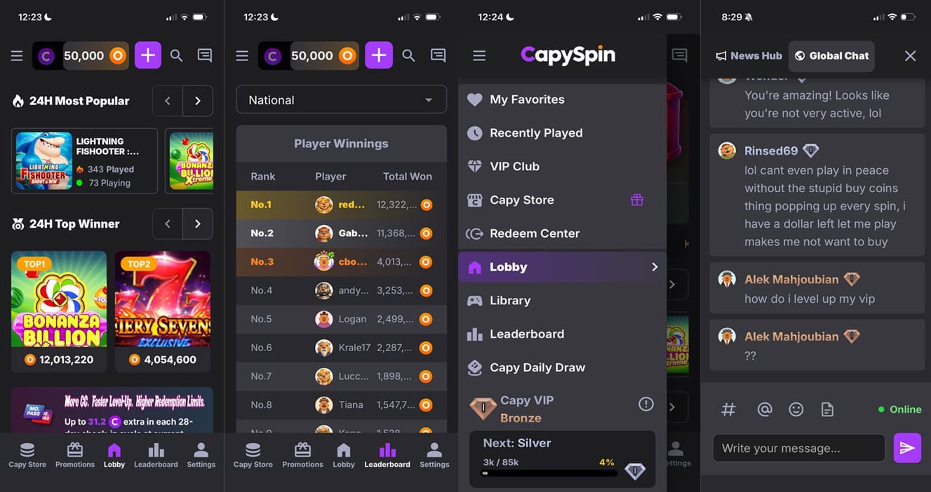 CapySpin UX