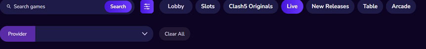 Clash5 Filters