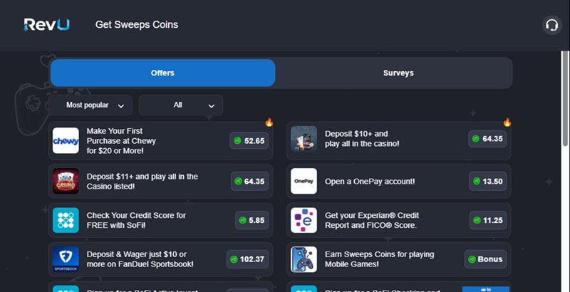 Coin Wizard Games RevU Rewards