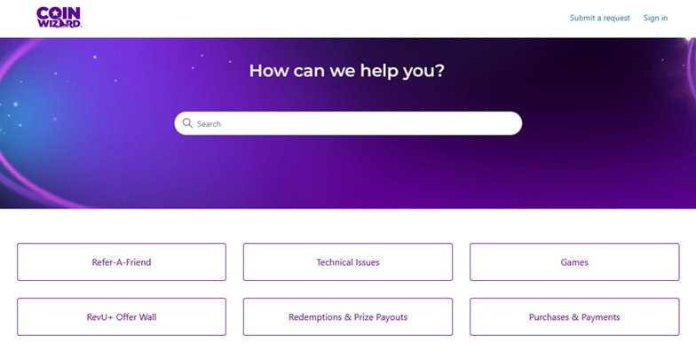 Coin Wizard Games Support