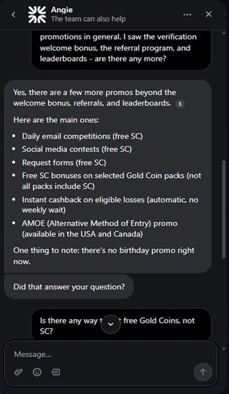 CoinsBack Live Chat