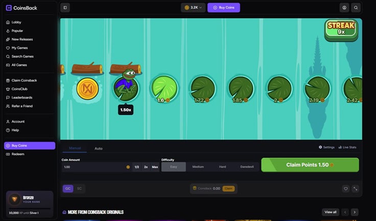 CoinsBack Original Game