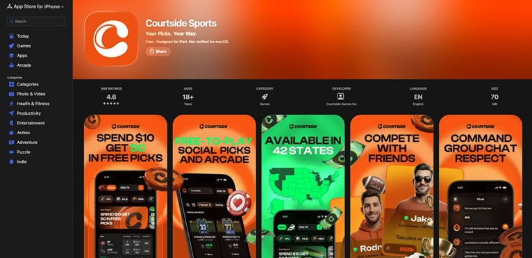 Courtside iOS App