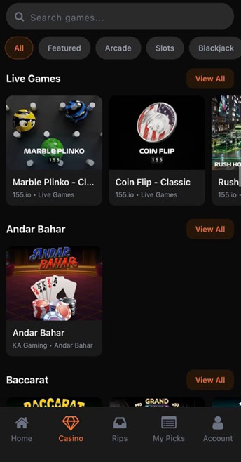 Courtside Live Games
