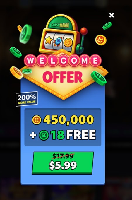 CrashMania Deposit Bonus