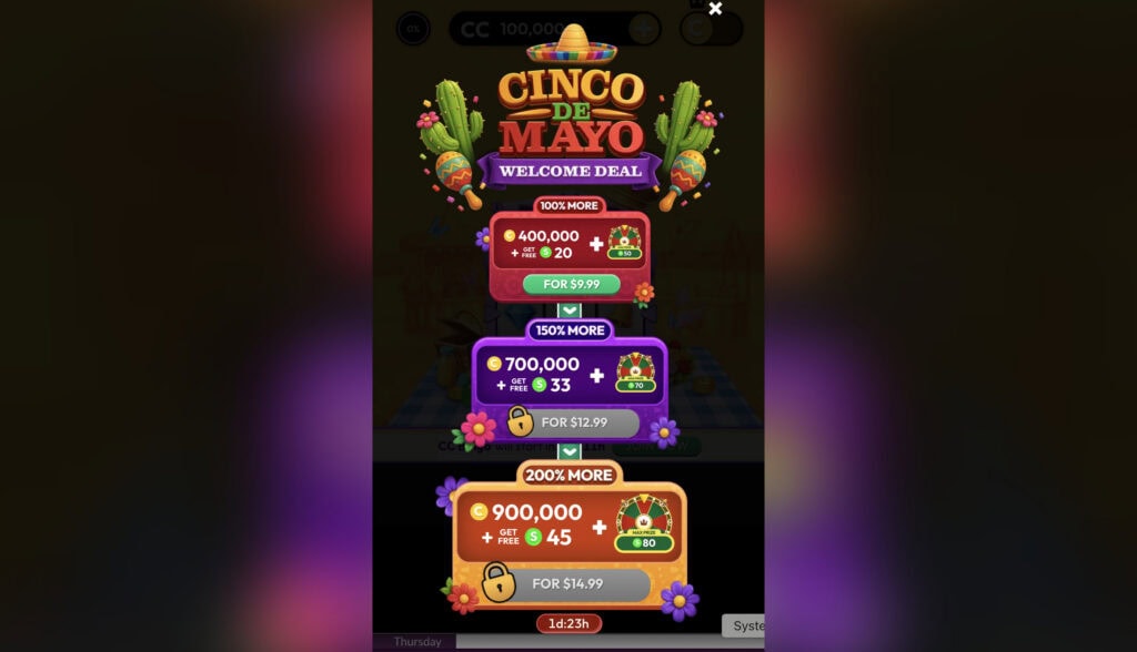 crown coins cinco de mayo deal 2026