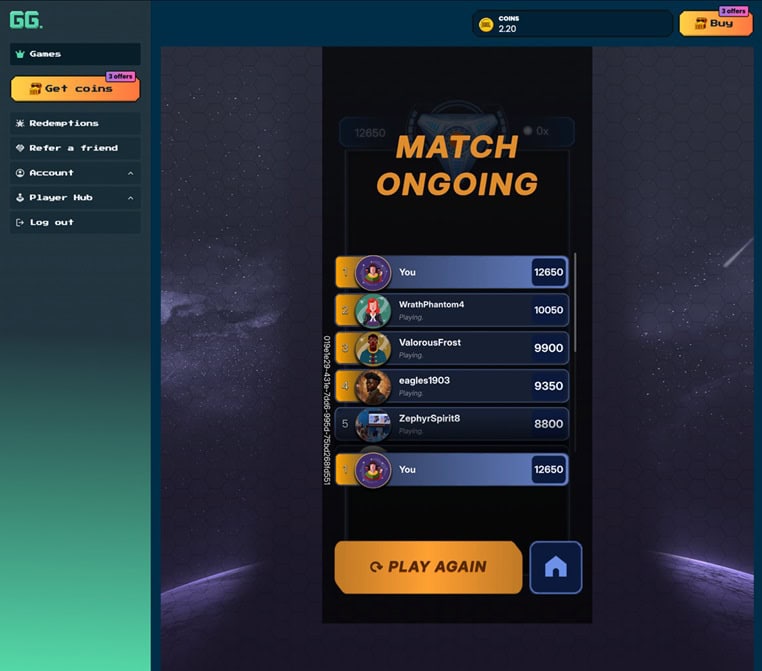 GetGud Pinfall Manic Match
