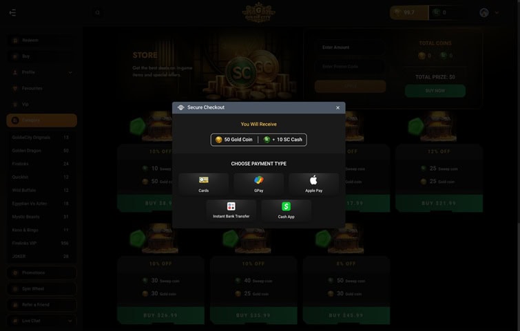 GoldieCity Banking