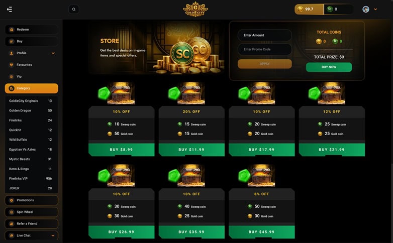 GoldieCity Store