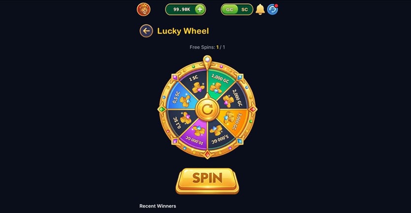 KingCoins Wheel Bonus