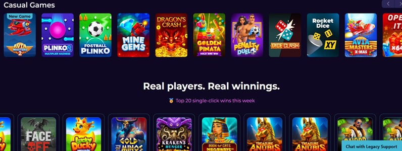 Legacy Casino Games