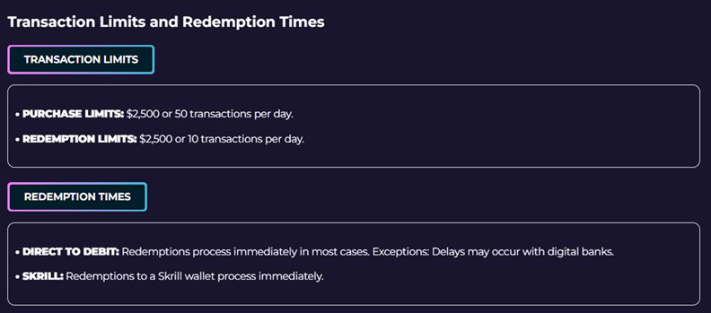 Legacy Casino Redeem