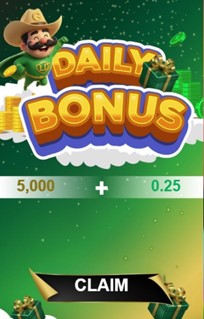 LuckyDinero Daily Bonus